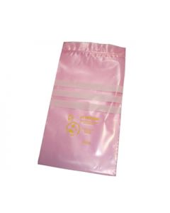 Vermason Bag, Pink Zip, 100x150mm, ESD Logo , 100pk