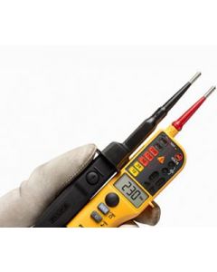 Fluke T150 Voltage and Continuity Tester with LCD, Ohms and Switchable Load + FREE Soft Case