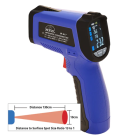 Laser Infrared & K-Type Thermometer with Humidity