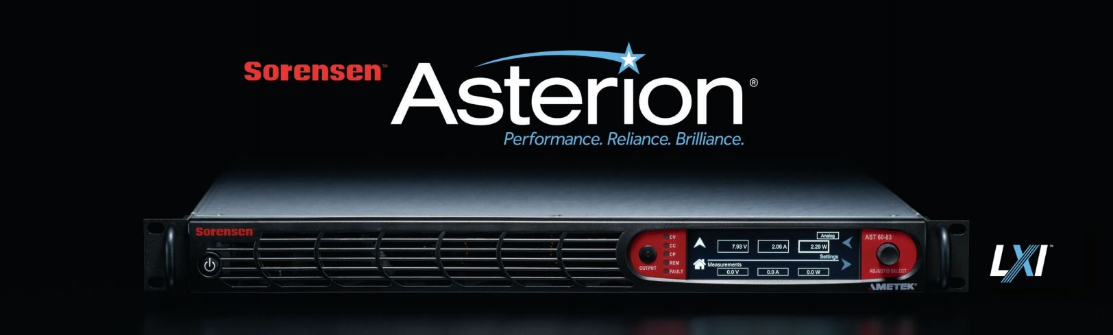 Sorensen Asterion DC Series - High Performance Programmable DC Power Supply