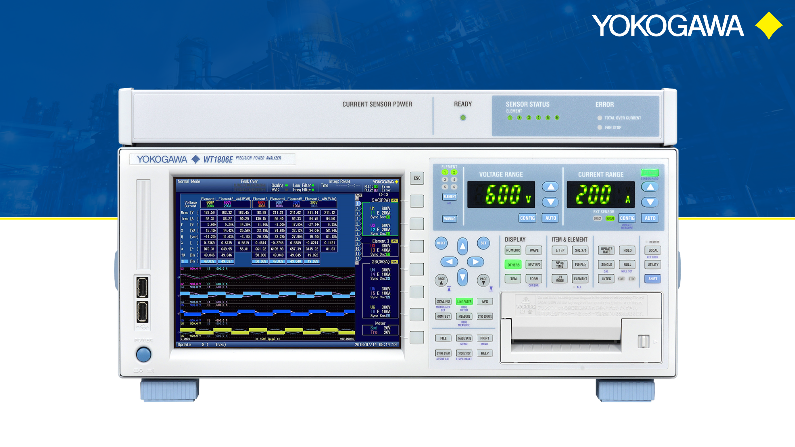 Yokogawa WT1802E High Performance Power Analyzer