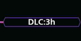 Data Length Control (DLC) is shown in a purple box. DLC values can be displayed in either hex or binary.