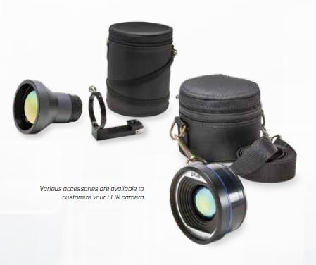 Various accessories are available to customize your FLIR camera